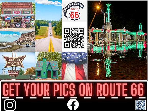 Multicolor USA Road Trip Adventure Photo Grid Travel Poster (24 × 18 in)