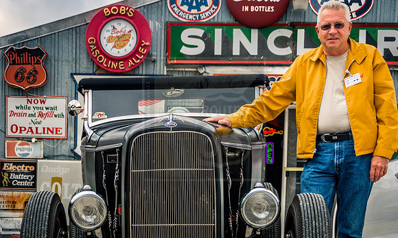 Route 66-  Wallace '32 - Cuba, MO 2016 (c)PicsbyJax #cubafest #route66 #32ford #roadiecar #roadster #vintagecar  #32Ford #getyourpicsonroute66 #picsbyjax #allmyrowdyroadiefriends-8874