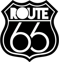 Route 66 B & W PNG