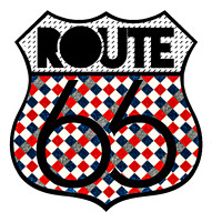 Route 66 Red and Grey