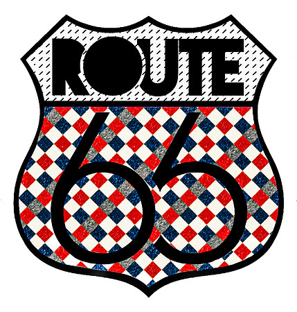 Route 66 Red and Grey