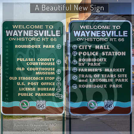 Route 66 - Waynesville new signage (C)PicsbyJax