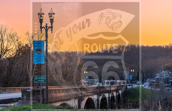 Route 66- Roubidoux Bridge Centennial Waynesville, MO © Pics by Jax-1000-HDR.jpg