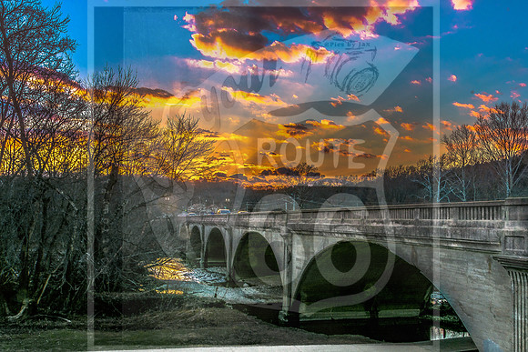 February Sunset over the Route 66 Roubidoux Bridge.jpg
