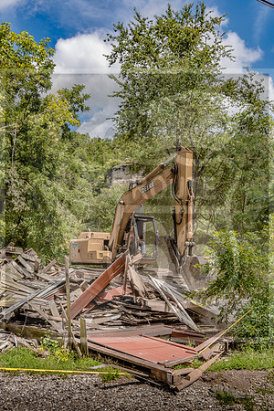 Route 66- Demolition of McKoy's Hotel in Devils Elbow, MO-8408