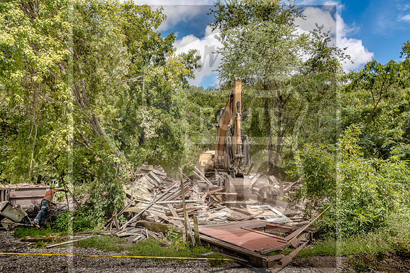 Route 66- Demolition of McKoy's Hotel in Devils Elbow, MO-8418