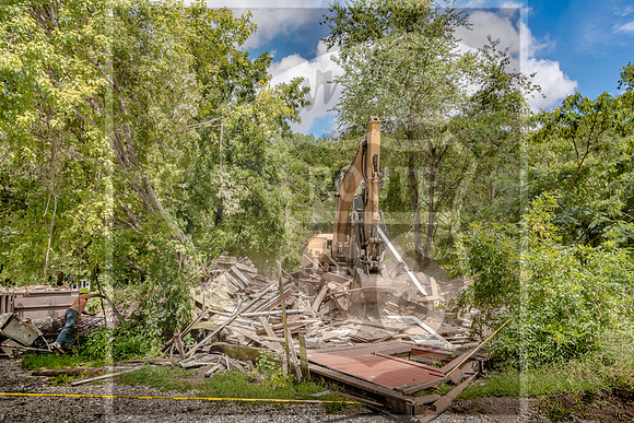 Route 66- Demolition of McKoy's Hotel in Devils Elbow, MO-8420