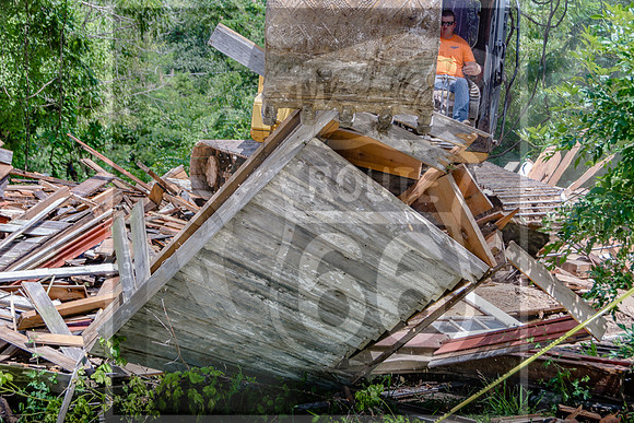Route 66- Demolition of McKoy's Hotel in Devils Elbow, MO-8427