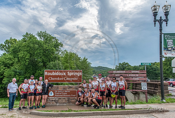Cherokee Encampment unveiling with riders.jpg