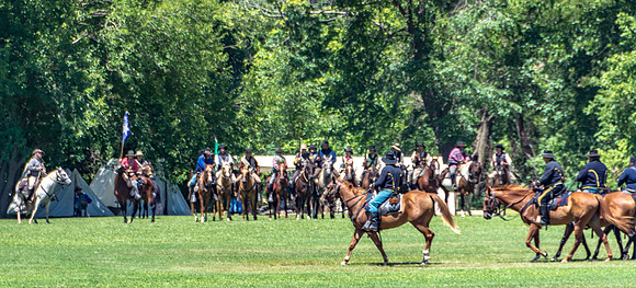 Civil War re-enactors on the banks of the Roubidoux during Old Settlers Day © PicsbyJax-5992.jpg