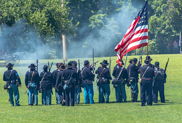 Civil War Re-enactors  during Old Settlers Day © PicsbyJax-6031.jpg
