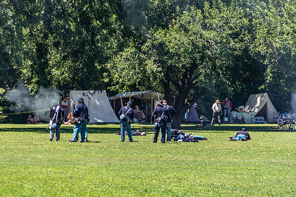 Civil War Re-enactors during Old Settlers Day © PicsbyJax-6080.jpg