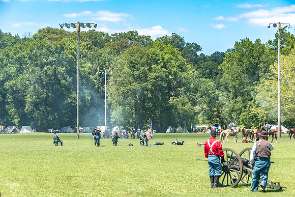 Civil War re-enactors on the banks of the Roubidoux during Old Settlers Day © PicsbyJax-6151.jpg