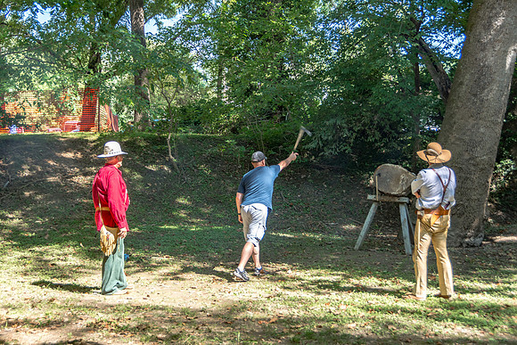 Civil War re-enactors on the banks of the Roubidoux during Old Settlers Day © PicsbyJax-6270.jpg