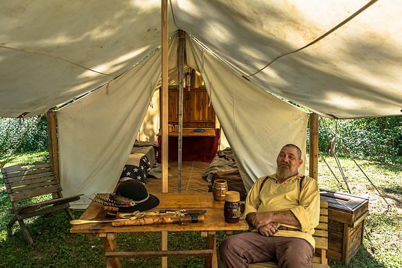 Civil War Re-enactors during Old Settlers Day © PicsbyJax-6280.jpg