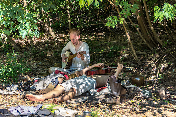 Civil War re-enactors on the banks of the Roubidoux during Old Settlers Day © PicsbyJax-6351.jpg