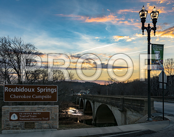 Route 66 Roubidoux Bridge at Sunset © PicsbyJax-2810.jpg