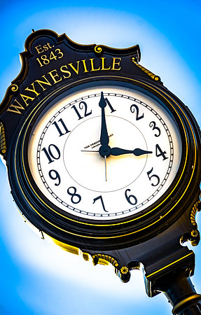 Waynesville Clock (c)2016PicsbyJax-4282-HDR-2-Edit.jpg