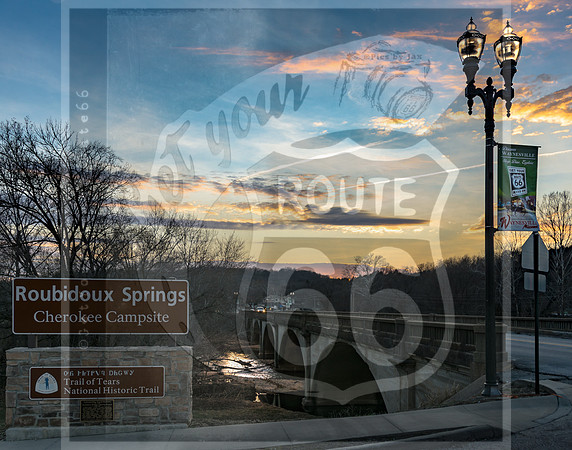 Route 66 Roubidoux Bridge at Sunset © PicsbyJax-2810.jpg