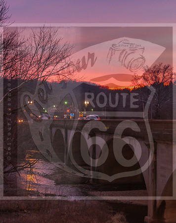 Route 66: Roubidoux Bridge at Sunset - Waynesville MO -0289.jpg