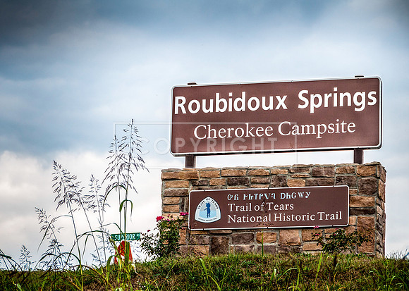 Roubidoux Spring "Cherokee Encampment" on the Trail of Tears in Waynesville, MO on Historic 66-4060-2.jpg