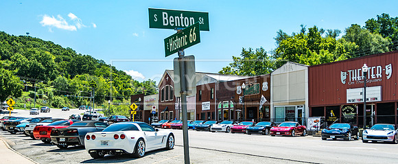 'Vettes on Route 66 © PicsbyJax #corvettes #carshow #car #lakeoftheozarkscorvetteclub #getyourpicsonroute66 #waynesvillemo #picsbyjax #route66-0329.jpg