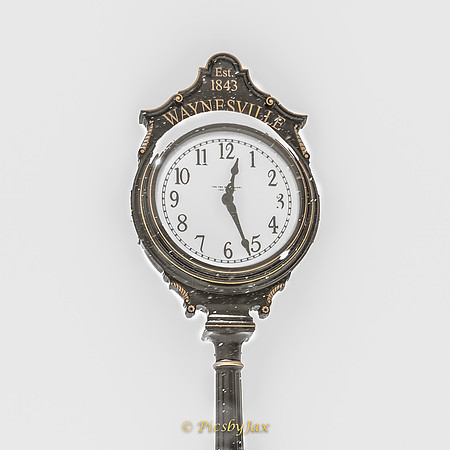 Waynesville Clock Snow.jpg