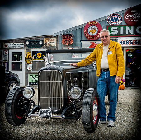 Route 66-  Wallace '32 - Cuba, MO 2016 (c)PicsbyJax #cubafest #route66 #32ford #roadiecar #roadster #vintagecar  #32Ford #getyourpicsonroute66 #picsbyjax #allmyrowdyroadiefriends-8870