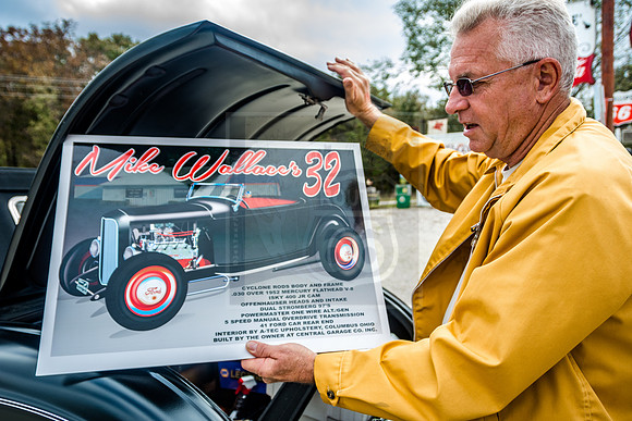 Route 66-  Wallace '32 - Cuba, MO 2016 (c)PicsbyJax #cubafest #route66 #32ford #roadiecar #roadster #vintagecar  #32Ford #getyourpicsonroute66 #picsbyjax #allmyrowdyroadiefriends-8973